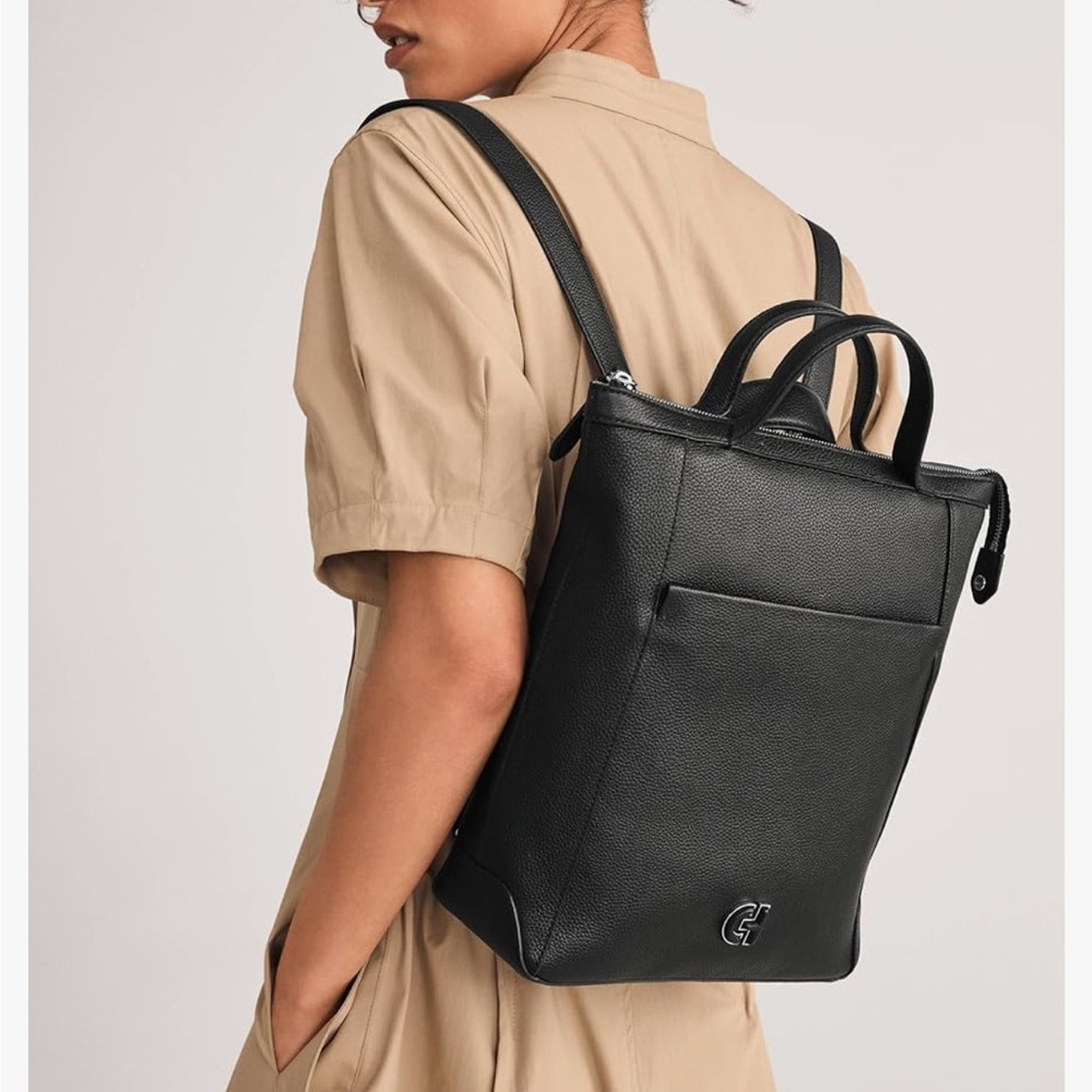 Cole Haan Grand Ambition Convertible Luxe Backpack, Black